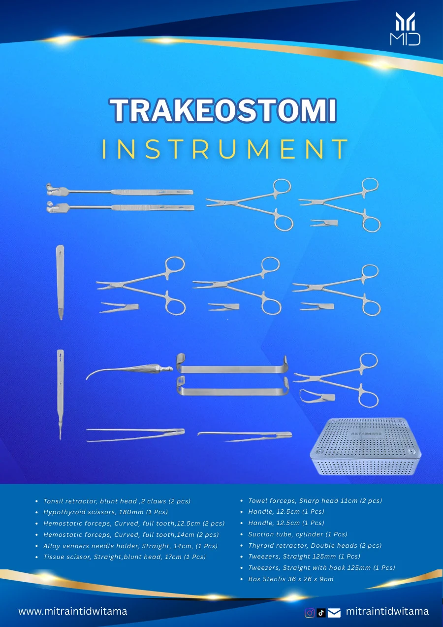 Set Trakeostomi Instrument — Visionz