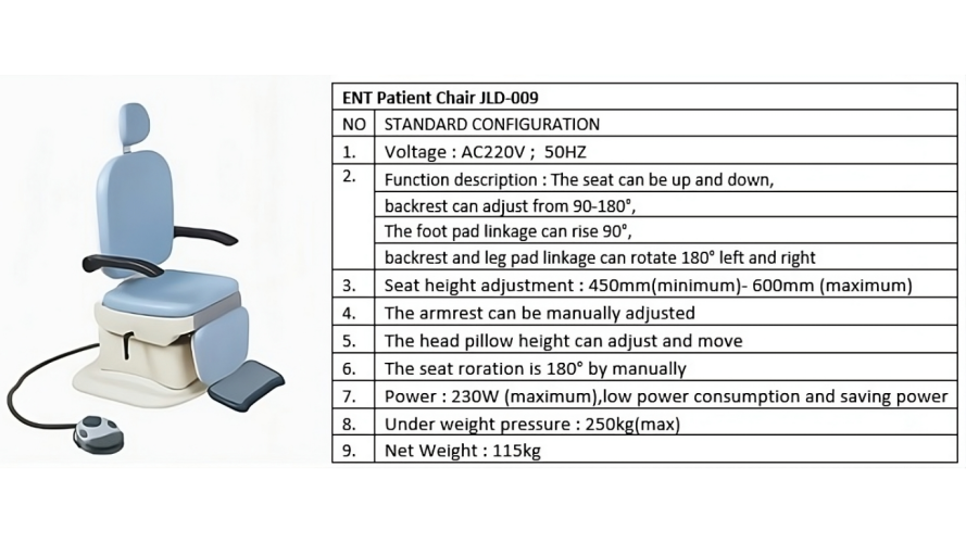 ENT Patient Chair JLD-009 ENT Patient Chair JLD-009